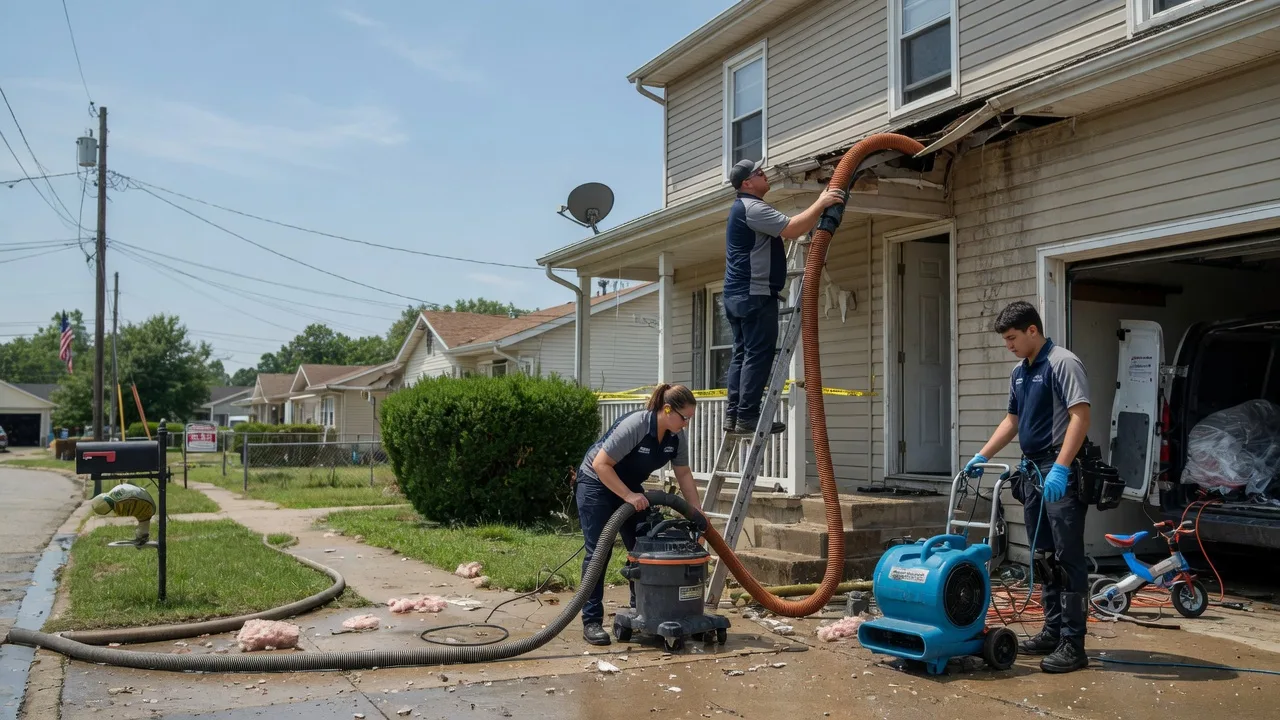 Water Damage Restoration in Versailles, IL near me